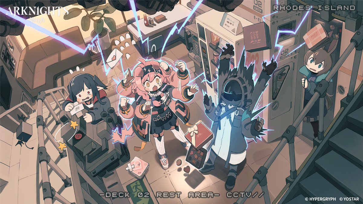 arcticcave's tweet image. 명일방주 발렌타인 그림
#Arknights #Yostar #明日方舟