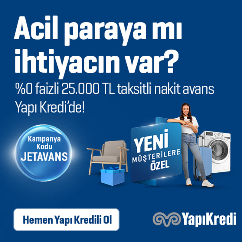 YapiKredi's tweet photo. ⚡ Acil nakit mi lazım? Hemen JETAVANS koduyla Yapı Kredili ol, 3 ay vadeli 25.000 TL taksitli nakit avans fırsatını yakala! Nakit ihtiyacını karşıla, esnek ödeme planıyla bütçeni rahatlat. Fırsatı kaçırma!