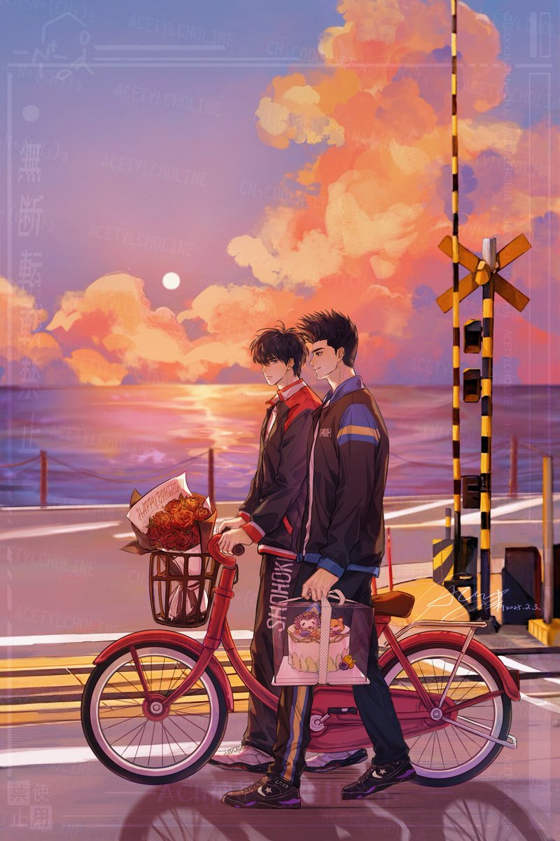 ACh_ClareLIN's tweet photo. HB to🦔🎂✨✨（2/3）
#HappySendohDay
#仙道彰 #仙道彰生誕祭2025 #SendohAkira #윤대협 #SLAMDUNK
#仙流 https://t.co/nHYyjyMaBm