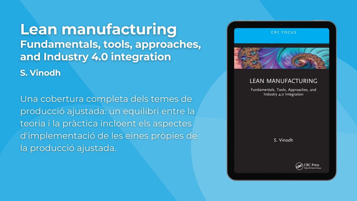 Tot el que necessites saber sobre la #ProduccióAjustada ho trobaràs en aquest 📕.
🆕a la #bibupcvilanova!
✅discovery.upc.edu/permalink/34CS…
➕ novetats a: ja.cat/novetats_bibup…

#LeanManufacturing