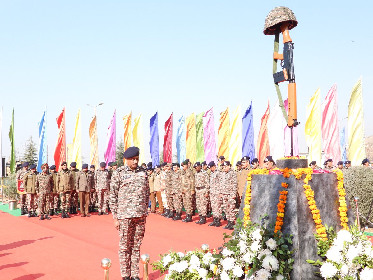 Pulwama: A Sacrifice That Lives On, A Valor That Never Dies!

At Lethpora, Pulwama, where echoes of bravery still whisper in the wind, #CRPF bows in eternal reverence to our immortal sentinels—bravehearts whose courage knew no bounds.

We stand with their families, bound by duty,