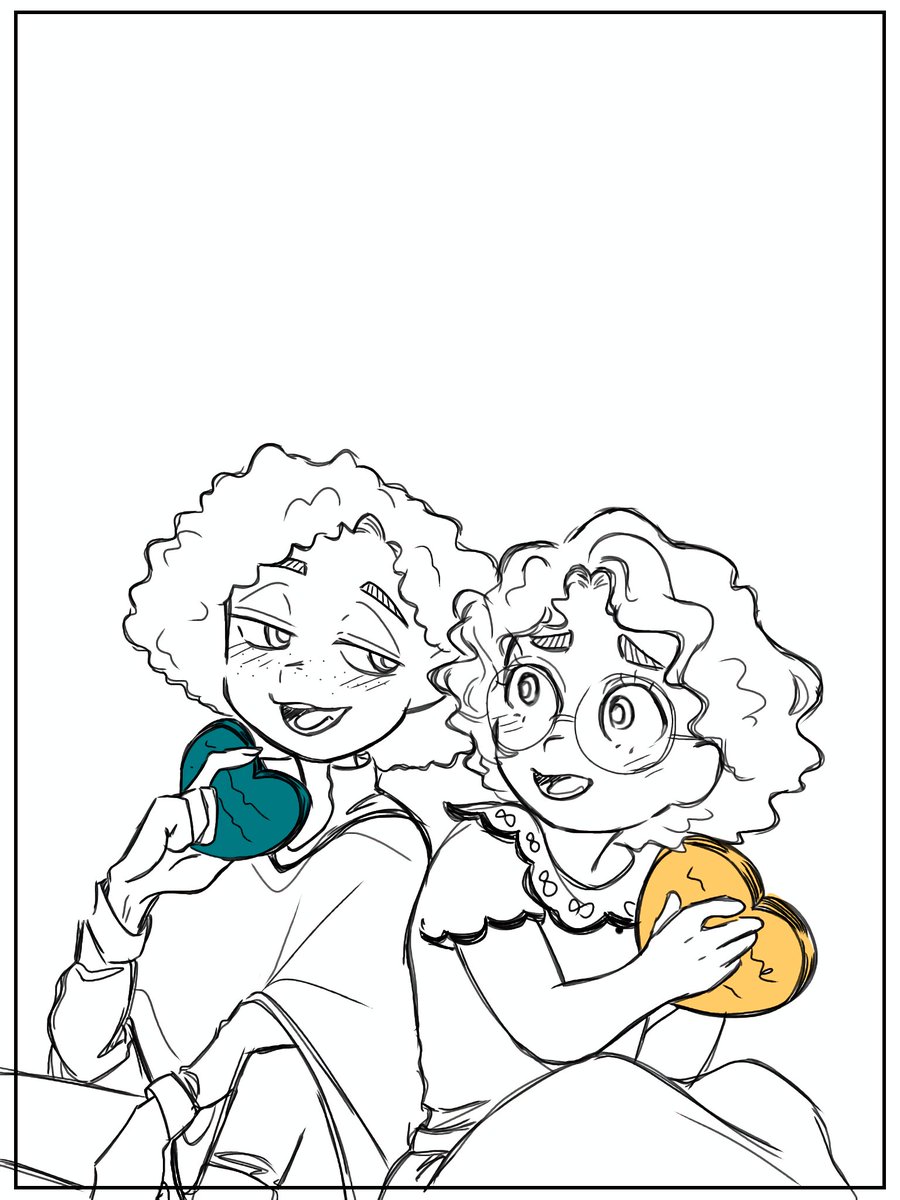 𝒱𝒶𝓁𝑒𝓃𝓉𝒾𝓃𝑒'𝓈 𝒟𝒶𝓎🦋🦎
終於畫了🥺