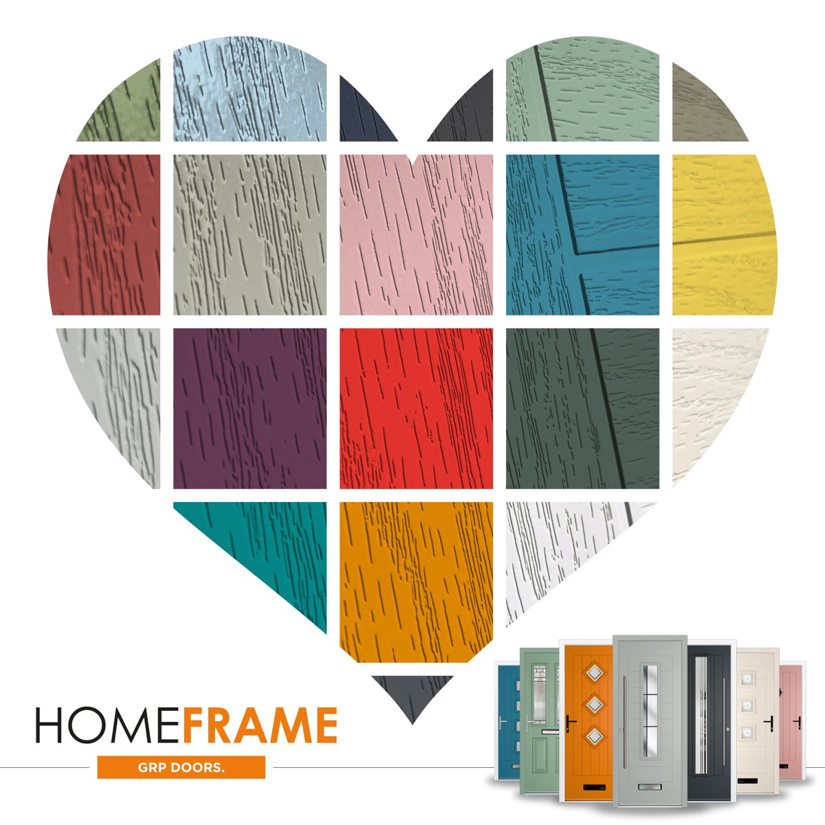 Roses are red,
Violets are blue,
With 20 GRP colours,
There's a perfect shade for you!
From bold and bright to subtle and true,
Whatever your style, we've got the right door for you!

Happy Valentines Day!
❤️ 🚪 🥰