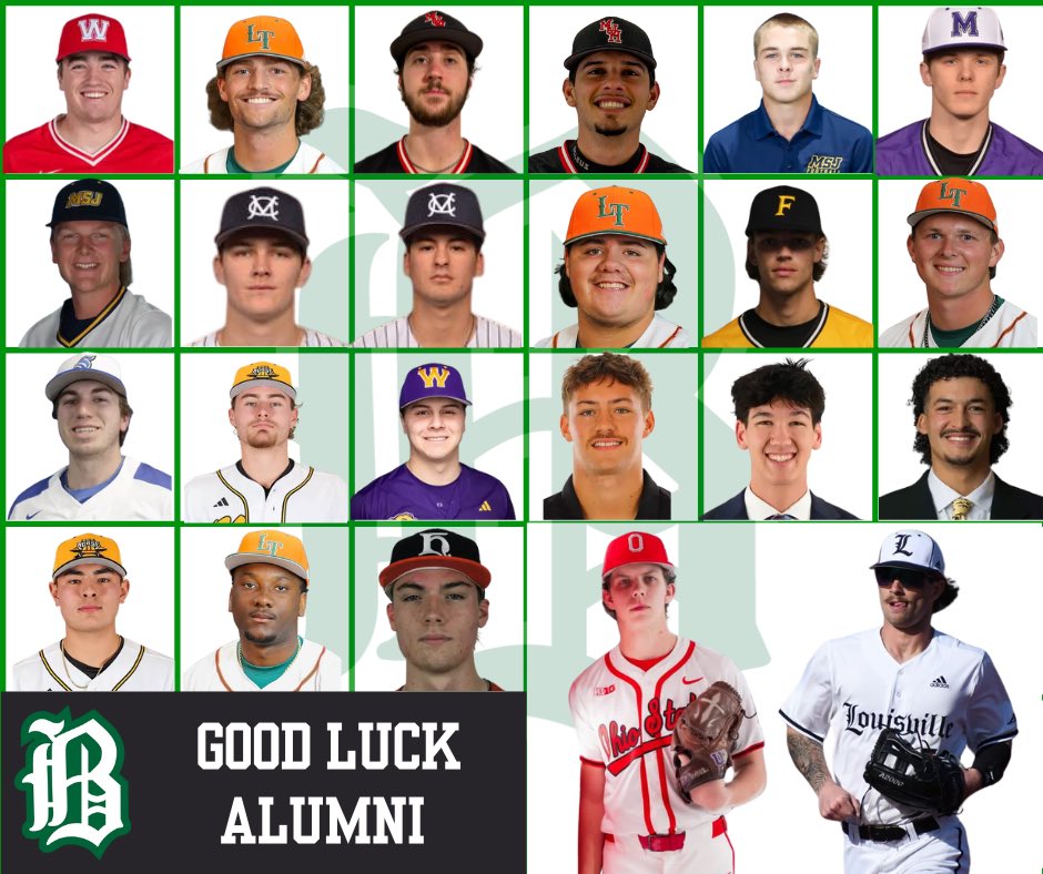 Good luck to all of our Badin Baseball Alumni playing at the collegiate level!  Praying that you stay healthy and have a blast this season!