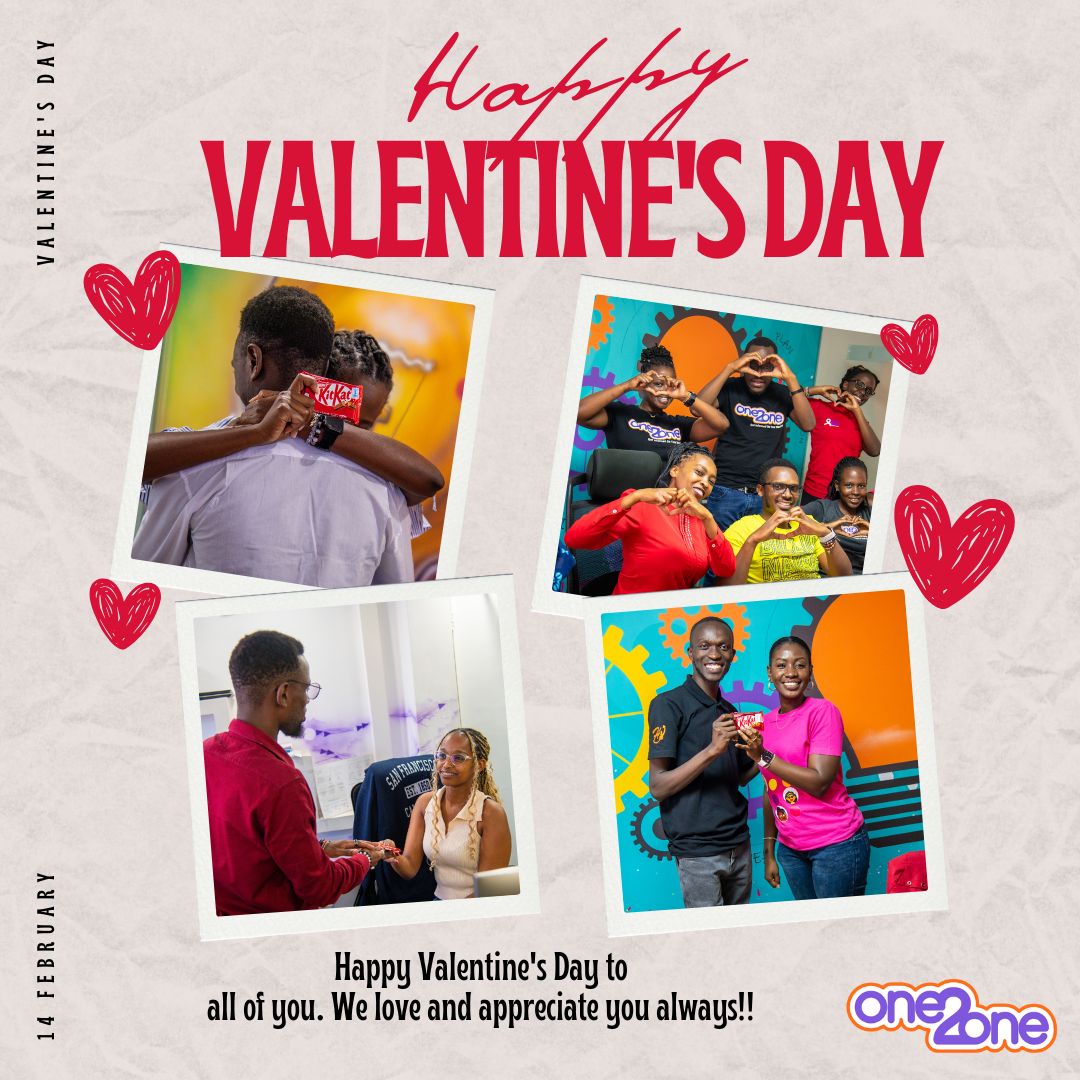From the one2one family to you, Happy Valentine's Day. Always know that you are loved and appreciated. #bonganaone2one #valentinesday