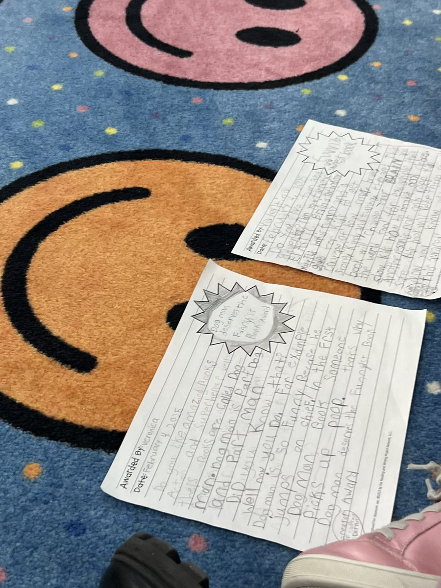 My favorite way to celebrate students writing is by having them share their writing with one another. Our writing celebrations are always casual, fun, and filled with encouragement and kindness. I am so proud of these writers! <a href="/LMMahwah/">Lenape Meadows School</a>