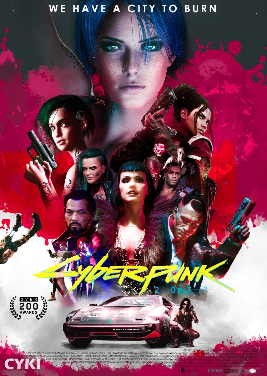#Cyberpunk2077 Poster Artwork by CYKI