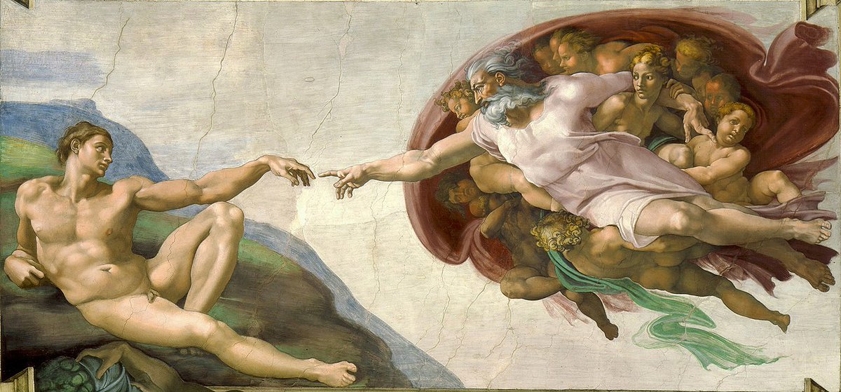 The Creation Of Adam - (آفرینش آدم)

اثر میکل آنژ

تابلوی آفرینش آدم ، یکی از قاب های ۹ گانه است که توسط میکل آنژ (نقاش - معمار ـ مجسمه ساز - شاعر) بزرگ ایتالیایی دوران رنسانس در سالهای ۱۵۰۸ تا ۱۵۱۲ بر روی سقف کلیسای سیستین نقاشی شده است.

(۱)