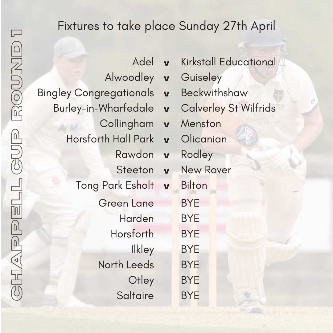 Airedale & Wharfedale Senior Cricket League tweet media