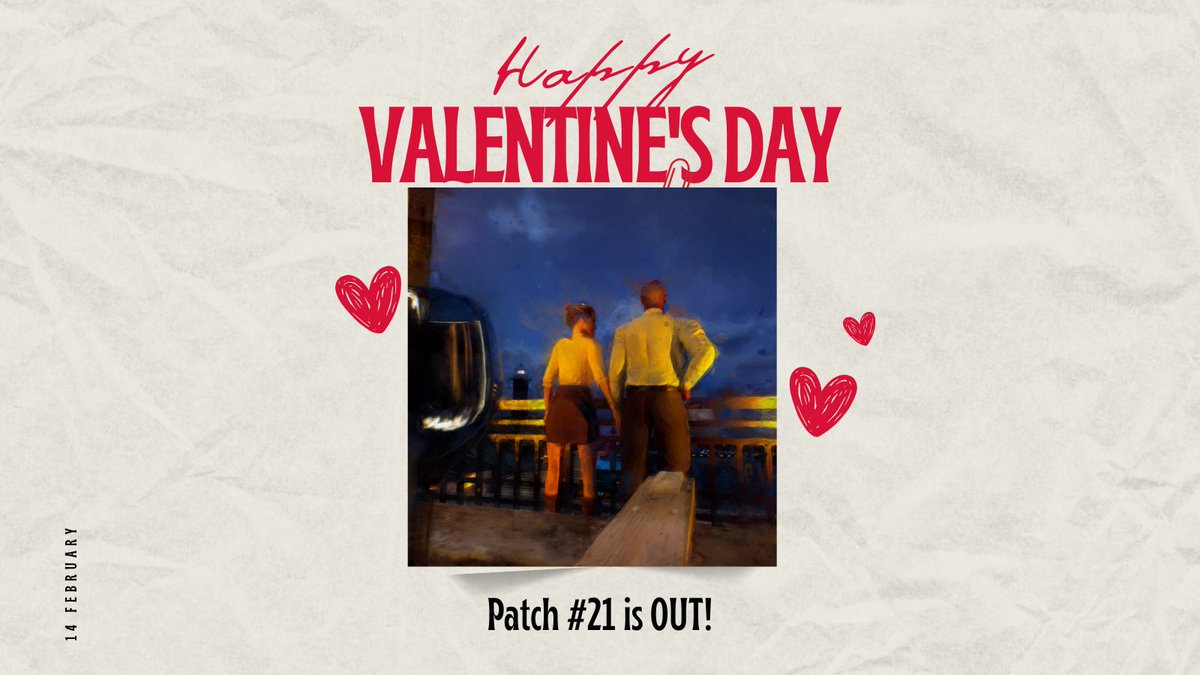 📷 Happy Valentine's Day, truckers... well, lovers!
Enjoy the new Patch of TDTAD that includes:
📷 Unreal Engine 5.5 upgrade
📷 Mini-map rotation &amp; enhanced mirrors
📷 New free-to-roam missions and more!
📷 Remember: Couples who play together, stay together! 📷