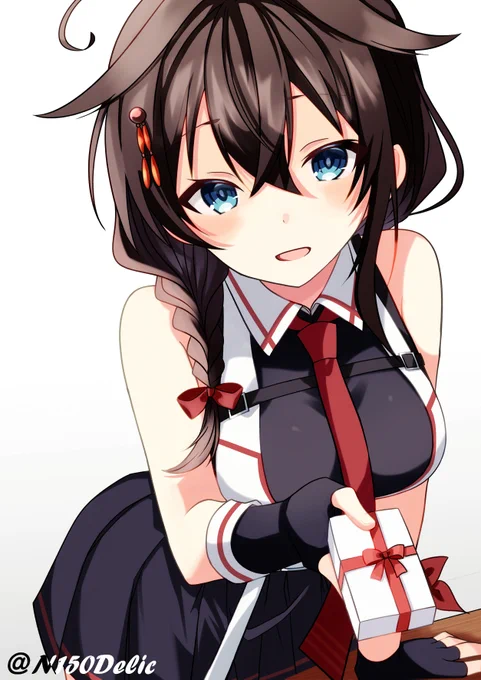 時雨ちゃんからのハッピーバレンタイン(/・ω・)/#艦これ 