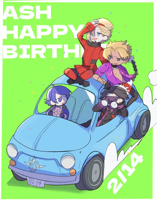 アッシュ誕生日おめでとう🎂🚙
#KOF 