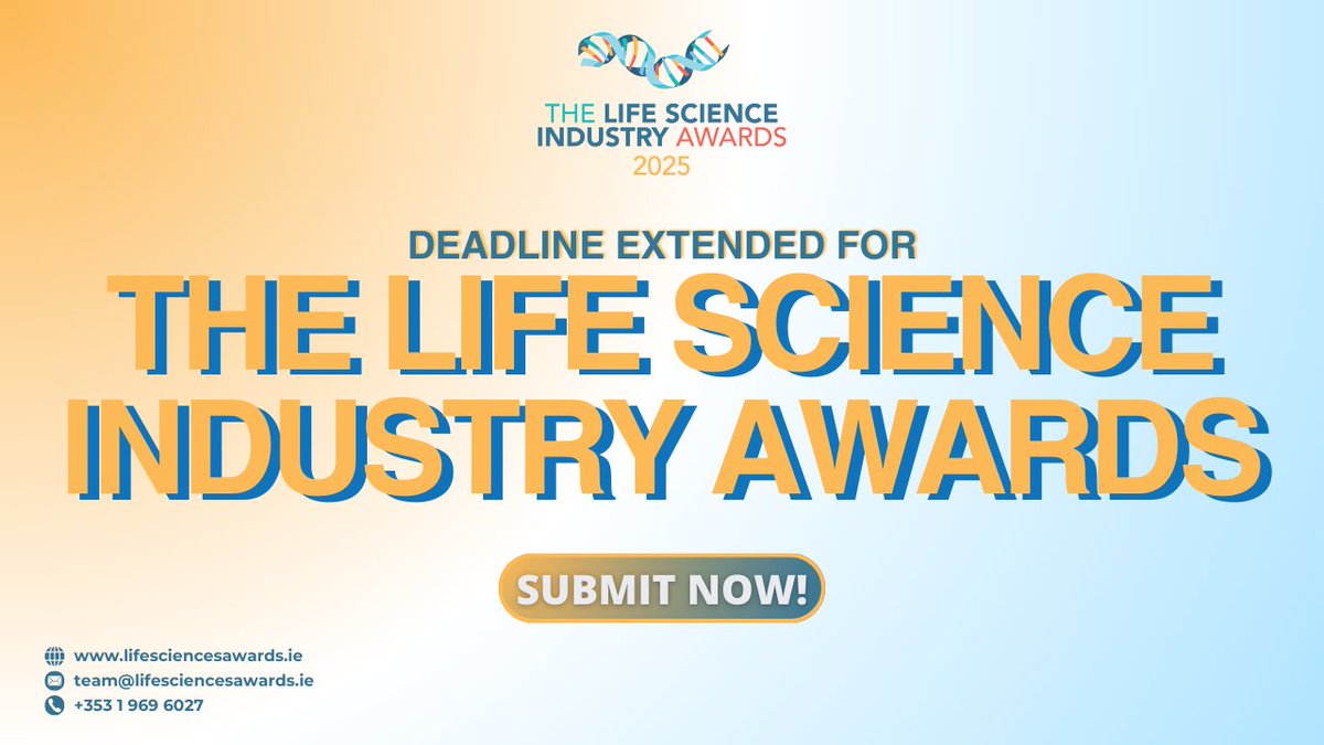 The Life Science Industry Awards 2025 entry deadline has been extended to Feb 21st. This is your final chance to submit your entry and gain recognition for your work. 

Download the toolkit today and submit it before it’s too late.

landing.businessriver.com/Life-Science-I…

#LifeSciencesIRL