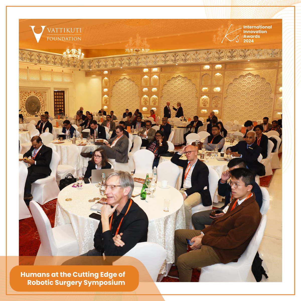 A look inside the future of robotic surgery!

Here's a glimpse of the innovation, collaboration, and expertise shaping the surgical landscape at Humans at the Cutting Edge of Robotic Surgery Symposium.

#RoboticSurgery #SurgicalInnovation #KSInnovationAwards #KSAwards2024