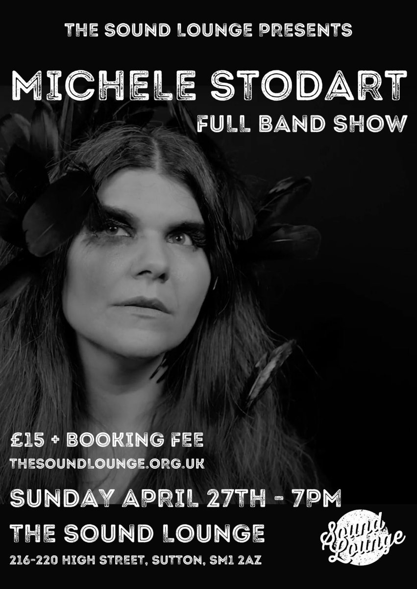 Michele Stodart (@michelestodart) on Twitter photo 💥 Just announced!! 💥
I’ll be doing a special full band show at The Sound Lounge in #Sutton on 27th April… might even have a few surprises for you! 😉
🎟️ Get your tickets here 👉 vivenu.com/event/michele-…
<a href="/soundloungeCIC/">The Sound Lounge</a> 💥 Just announced!! 💥
I’ll be doing a special full band show at The Sound Lounge in #Sutton on 27th April… might even have a few surprises for you! 😉
🎟️ Get your tickets here 👉 vivenu.com/event/michele-…
<a href="/soundloungeCIC/">The Sound Lounge</a>