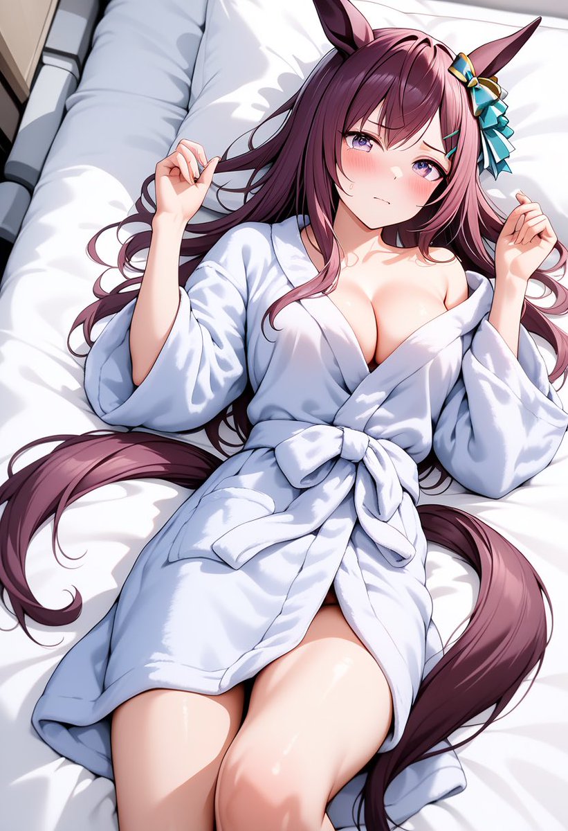 wyp3g's tweet image. ドキドキなウマ娘達⑨
#ウマ娘　#ケイエスミラクル  #メジロラモーヌ　#メジロドーベル  #ニシノフラワー
#DaysAI  #AIイラスト