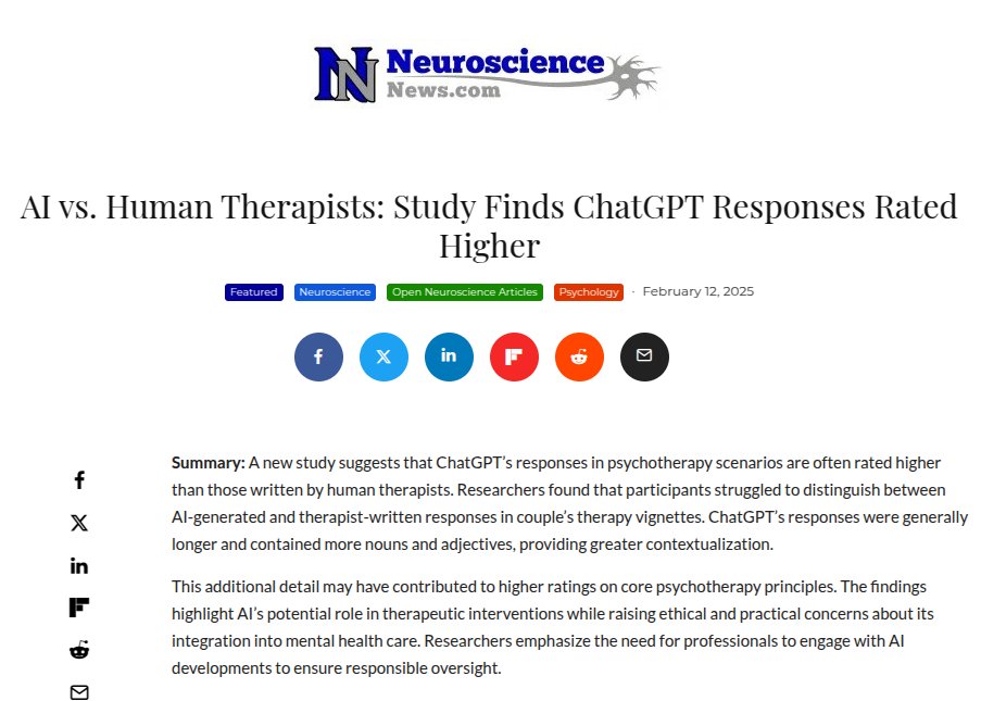 Rohan Paul on X: 'A study with over 800 participants found that ...'