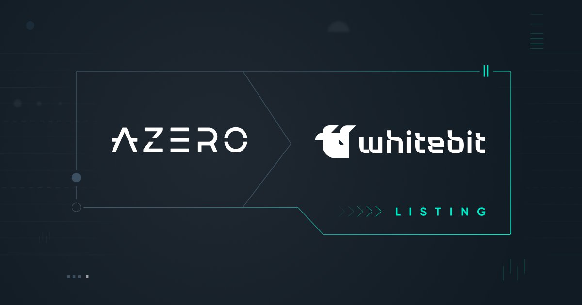 Aleph__Zero's tweet photo. 🚀 AZERO is now live on @WhiteBIT!

📍 Europe’s largest exchange by traffic

💳 Secure, regulated, and user-friendly

🔹 Trading pair: AZERO/USDT https://t.co/g84tXAZH7R