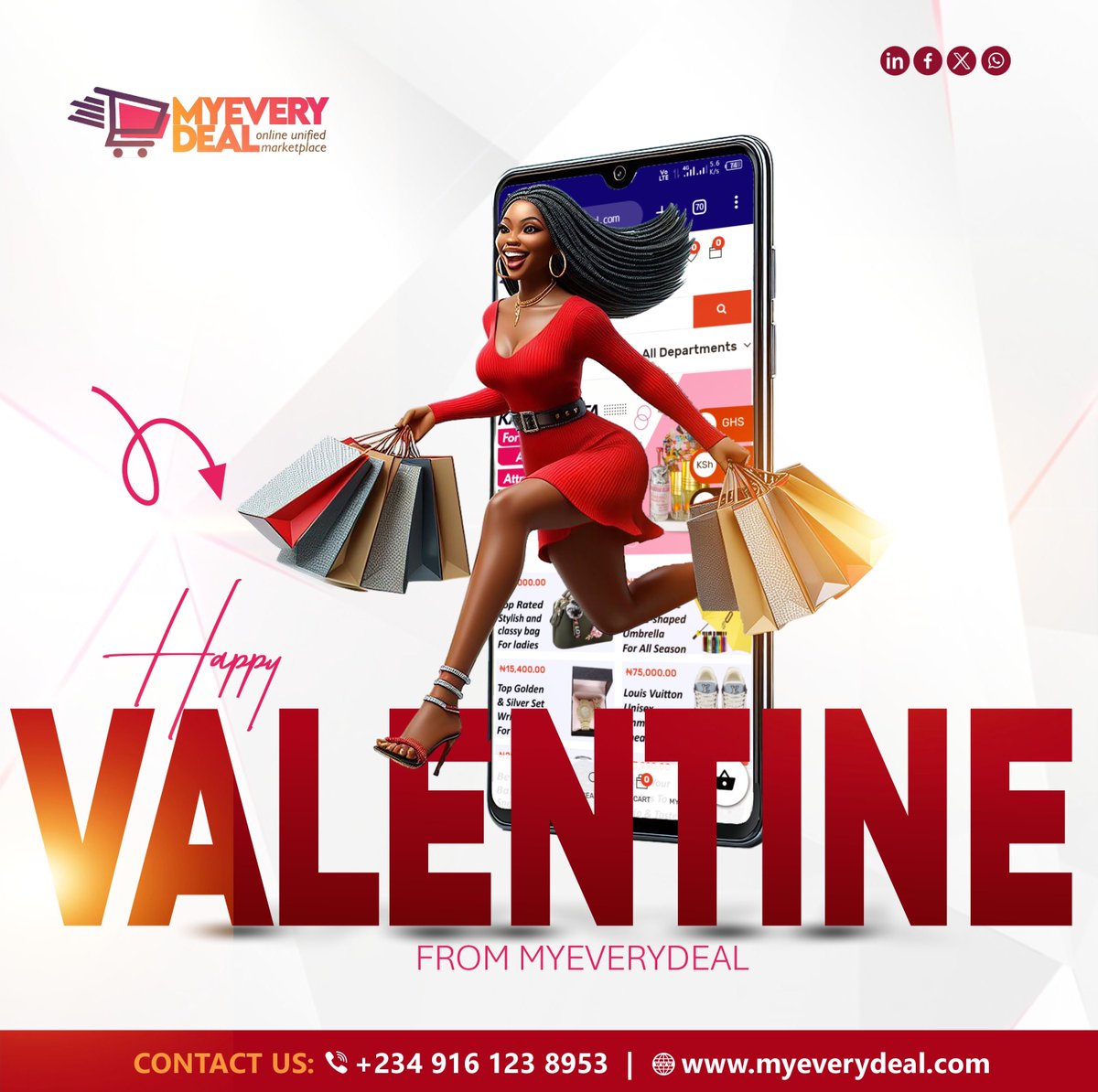 MyEveryDeal's tweet photo. ❤️ Shop, Save &amp; Celebrate Love! ❤️
Valentine’s is here! Get the best deals on your favorite gifts! 🛍️🔥
#HappyValentine #MyEveryDeal #ShopTillYouDrop https://t.co/FQST7oynx1