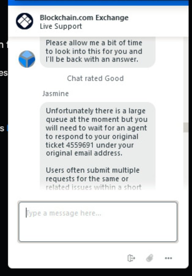 jackal_m4's tweet photo. 🚩TICKET 4559691 COMPROMISED @blockchain MODUS OPERANDI,
i.  account TAKEOVER from the BACKEND.
ii. CUT OFF to COMMUNICATIONS.
SCAMMERS @niccary @OneMorePeter WHERE'S MY MONEY?@kasselman @SECGov @IRS_CI @nytimes @BBCNews @CNN @FoxNews @business @UKParliament @realDonaldTrump @FT https://t.co/r4aNVboSD0