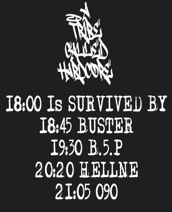明日に迫ったA TRIBE CALLED HARDCOREですが、諸事情によりSWORDがキャンセルになりました。新しいタイムテーブルはこちらになります。オープン／スタートに変更はありません。
SWORDの分も全力でライブします。
また必ず一緒にやりましょう🔥