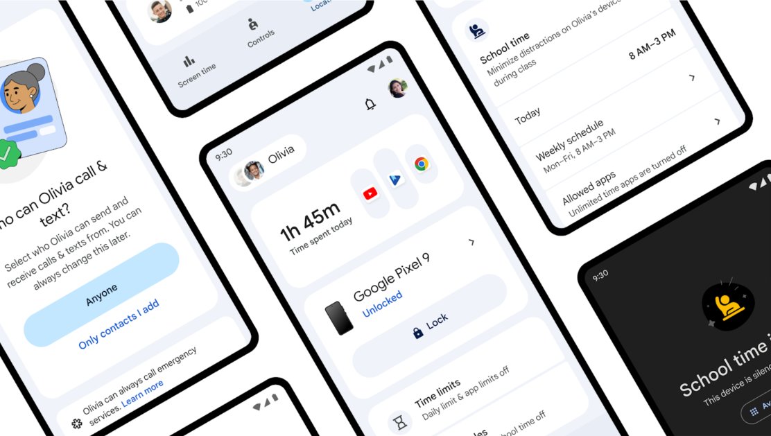 This week, my team and I introduced a bunch of new features we've been working on for a while. A completely visual overhaul in the Family Link app and some new features, such as School Time for kids - I'm so proud of this.