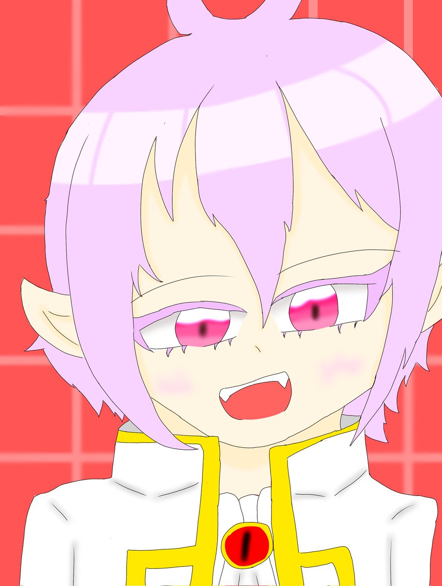 魔入りました！入間様！！

私アスモデウスアリスと申します！

ことアスモデウスアリスくんを描きました〜！！
 #アスモデウス 
 #アスモデウスアリス  
 #魔入りました入間くん