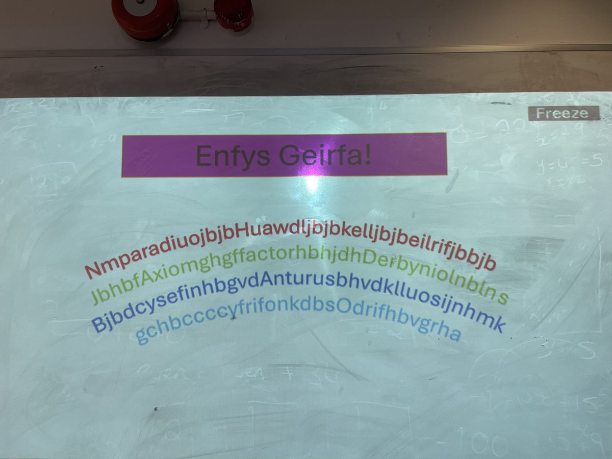 I had a great visit to <a href="/ysgolaberconwy/">YsgolAberconwy</a> on Weds to sit in on their <a href="/AxiomMaths/">Axiom Maths</a> maths circle, getting to see some great sixth form volunteers supporting younger pupils’ mathematical development! Today I’m at <a href="/YsgolYstalyfera/">Ystalyfera - Bro Dur</a> to see a great example of the programme running in Welsh!