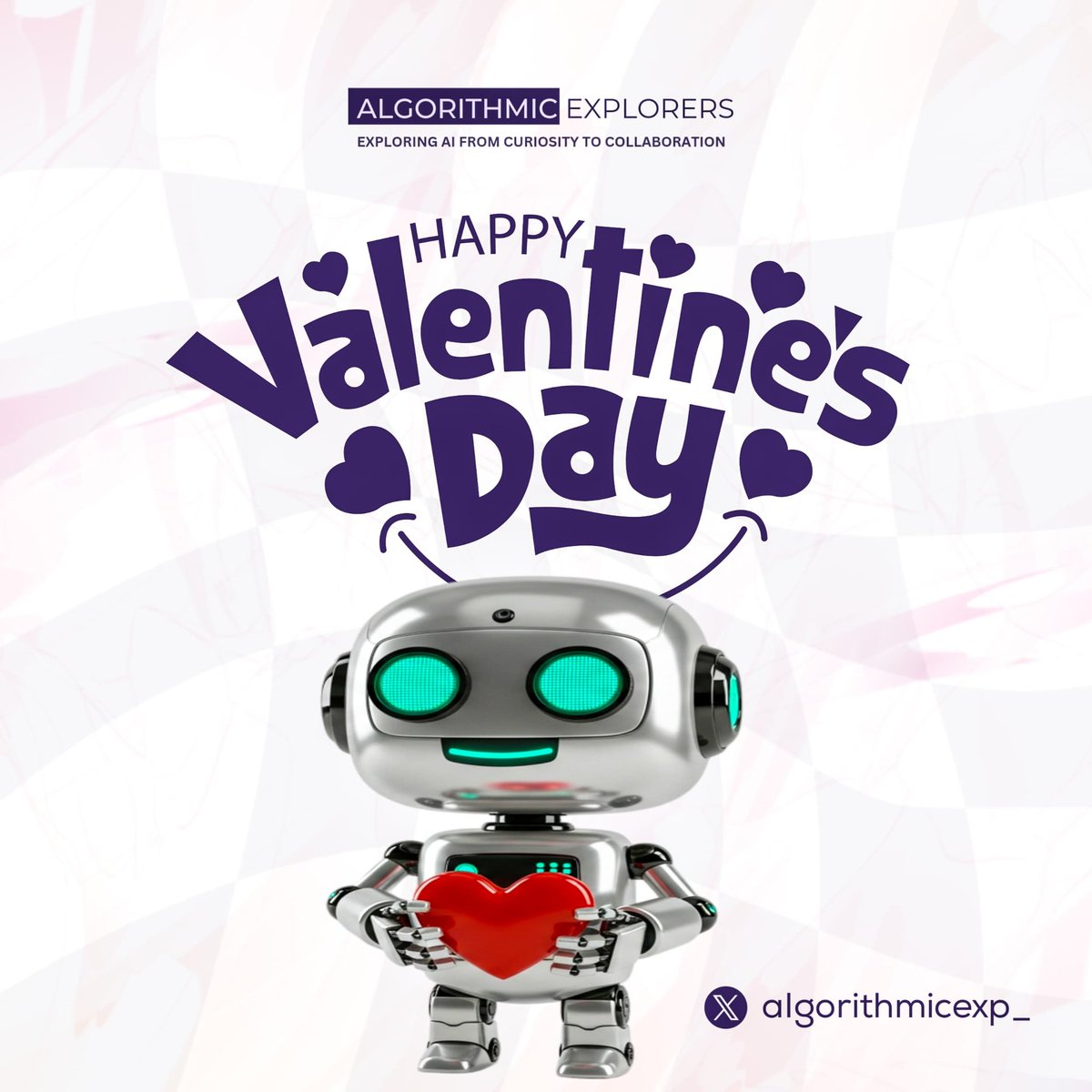 AlgorithmicExp_'s tweet image. From #AlgorithmicExplorers To You 💜
Fall in love with your future, with your skills, your growth, and your potential. And watch how you excel in the years to come.
Invest in yourself, nurture your passions, and celebrate your successes.
You are your greatest #Valentine. 🌹