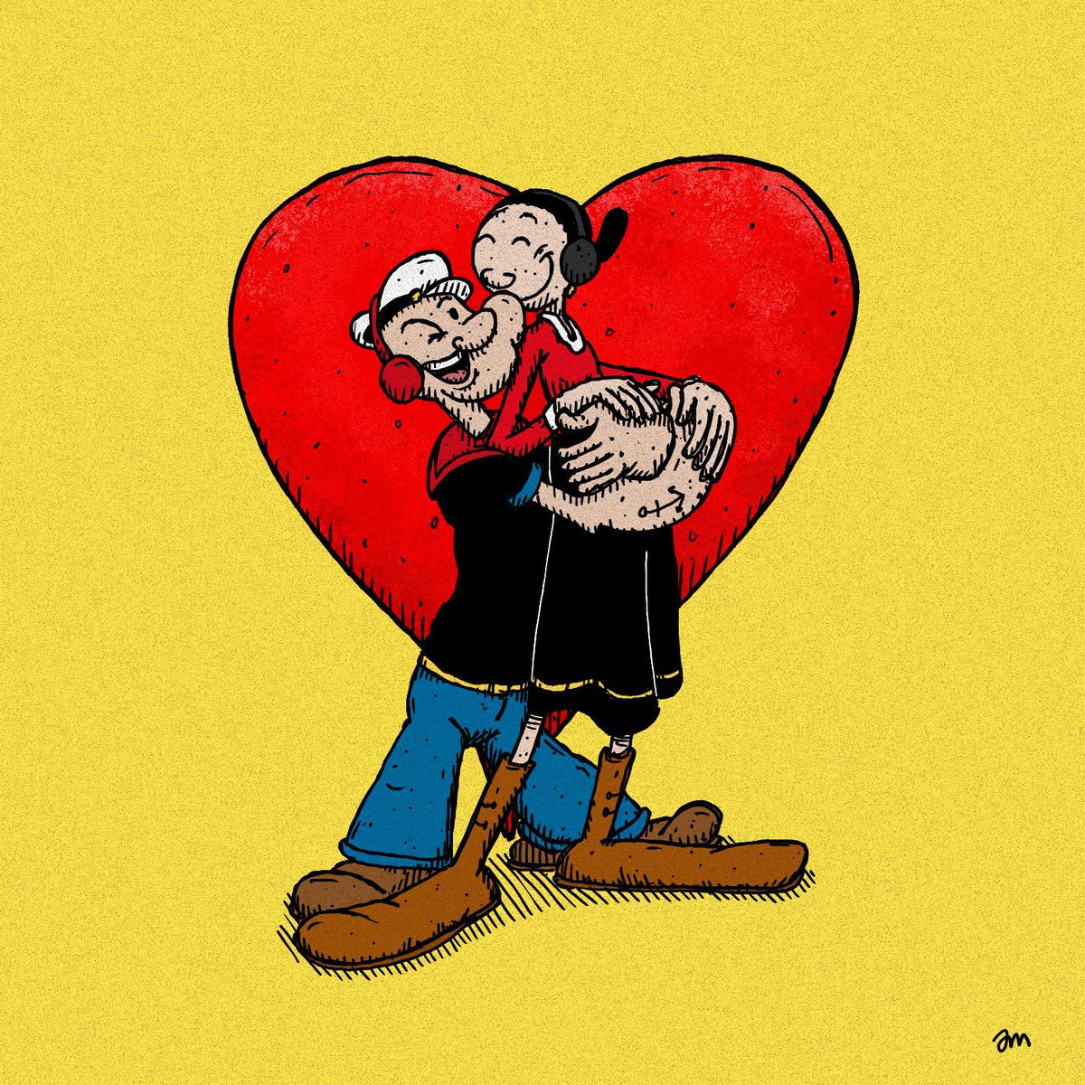 happy valentines day 💛
with <a href="/spinachcoinbase/">Popeye the Sailor Man</a>