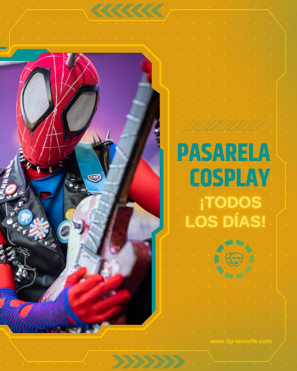 💫 Y como no podía ser de otra forma... ¡Traemos de vuelta la Pasarela Cosplay diaria! 🎤🎭✨

🔥 Todos los días podrás subirte a nuestro escenario y mostrarle al público tu increíble cosplay 🎬👗💃 ¡Inscripción en el evento! 📝🎟️

#TLP2025 #IslasCanarias