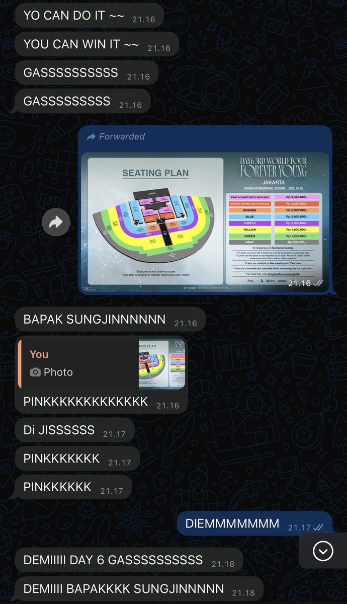 sungjinverse's tweet photo. alhamdulillah aku bersyukur punya pacar yang sangat mendukung kegiatan fangirlingku. waktu kemarin konser day6 dia nganterin dan nungguin sampe selesai, bahkan dia pun jadi suka wonpil dan lagu favoritnya shxtty game😭💞 https://t.co/VLBqPWny4f
