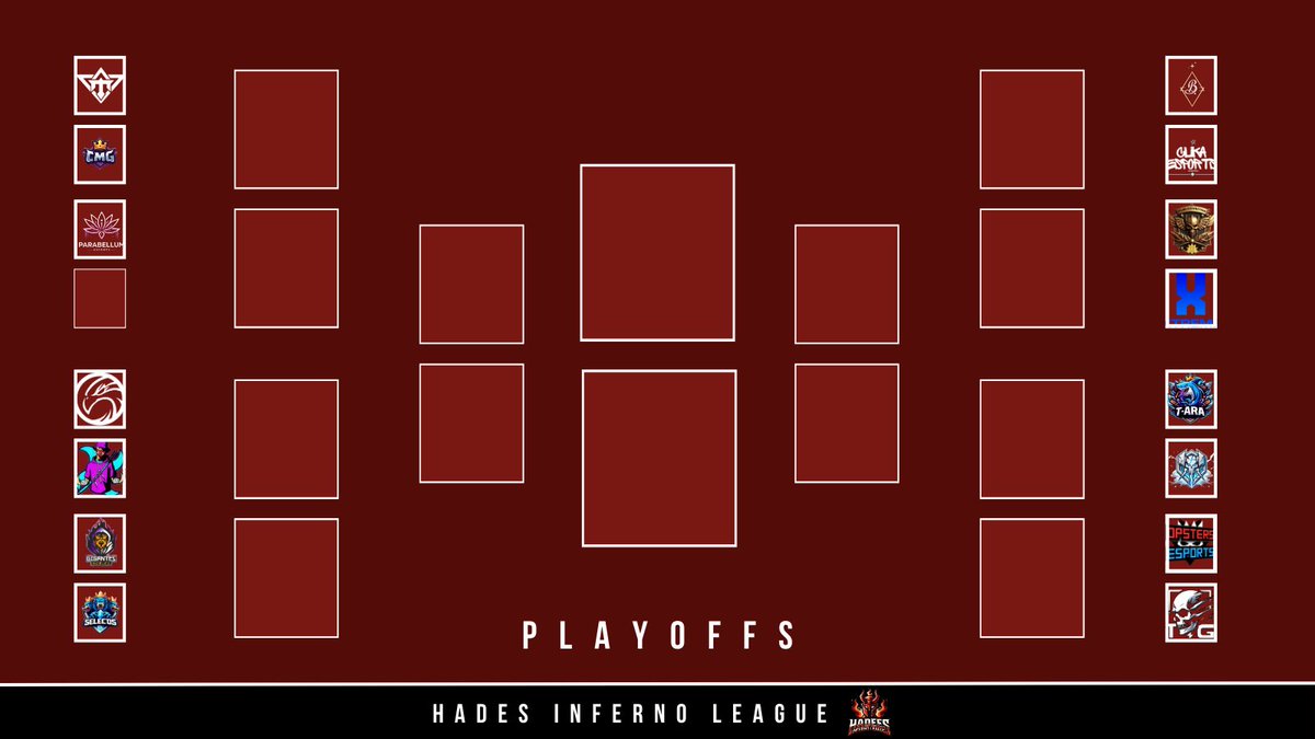Hades Inferno League (@hileaguecr) on Twitter photo 🔥ROUND OF 16✖️ #Season1
<a href="/goldengg_e/">GØLDEN</a>
<a href="/CMG_EsportsCR/">CMG E-Sport</a>
<a href="/HawksSportss/">Hawks Sports 🦅</a>
<a href="/FamzTeam/">Team FaMz (Oficial)</a>
<a href="/selectos_Cl/">Selectos CL</a>
<a href="/ClikaCR/">Clika</a>
<a href="/BlessEsportsCR/">Bless</a>
<a href="/Xtreme_Teamtbd/">Xtreme Esports</a>
<a href="/CRStormbreaker/">Stormbreaker</a>
<a href="/Tara_Sports/">T-ara Sports</a>
<a href="/tg_galactics/">#SomosTG🇪🇸</a>
<a href="/GigantesNobles/">Gigantes Nobles</a>
<a href="/OpsterseSports/">Opsters eSports</a>
<a href="/Parabellum_EsCR/">Parabellum</a>
<a href="/CRFlordeLoto/">CR Flor de Loto</a>
#HadesInfernoLeague ✖️ #ClashRoyale 🔥ROUND OF 16✖️ #Season1
<a href="/goldengg_e/">GØLDEN</a>
<a href="/CMG_EsportsCR/">CMG E-Sport</a>
<a href="/HawksSportss/">Hawks Sports 🦅</a>
<a href="/FamzTeam/">Team FaMz (Oficial)</a>
<a href="/selectos_Cl/">Selectos CL</a>
<a href="/ClikaCR/">Clika</a>
<a href="/BlessEsportsCR/">Bless</a>
<a href="/Xtreme_Teamtbd/">Xtreme Esports</a>
<a href="/CRStormbreaker/">Stormbreaker</a>
<a href="/Tara_Sports/">T-ara Sports</a>
<a href="/tg_galactics/">#SomosTG🇪🇸</a>
<a href="/GigantesNobles/">Gigantes Nobles</a>
<a href="/OpsterseSports/">Opsters eSports</a>
<a href="/Parabellum_EsCR/">Parabellum</a>
<a href="/CRFlordeLoto/">CR Flor de Loto</a>
#HadesInfernoLeague ✖️ #ClashRoyale