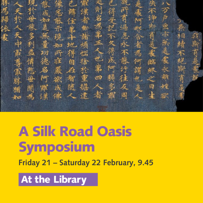 International Dunhuang Programme (@idp_uk) on Twitter photo One week to go until #ASilkRoadOasisSymposium at the <a href="/britishlibrary/">British Library</a>! In person and online tickets are still available, and you can find a full list of speakers and abstracts below.
bit.ly/4hyAooW One week to go until #ASilkRoadOasisSymposium at the <a href="/britishlibrary/">British Library</a>! In person and online tickets are still available, and you can find a full list of speakers and abstracts below.
bit.ly/4hyAooW