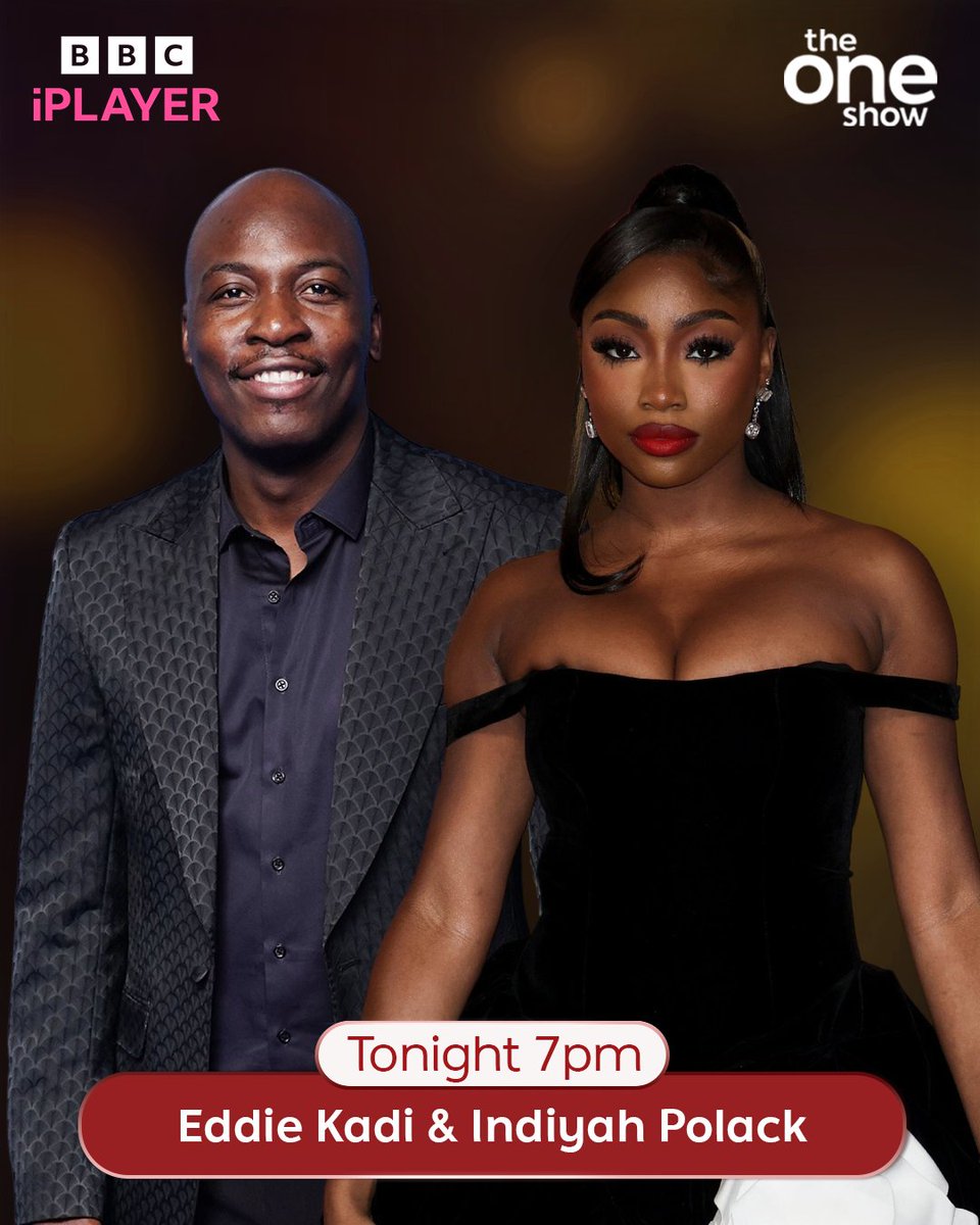 BBC The One Show (@bbctheoneshow) on Twitter photo Awards season is in full swing! β¨
Join comedian <a href="/EddieKadi/">Eddie Kadi</a> and presenter <a href="/1ndiyah/">Indiyah</a> on #TheOneShow tonight as they give us the rundown on one of the biggest nights in music, the <a href="/MOBOAwards/">MOBO Awards</a>! π
Have a question for them? Email theoneshow@bbc.co.uk π© or comment belowπ Awards season is in full swing! β¨
Join comedian <a href="/EddieKadi/">Eddie Kadi</a> and presenter <a href="/1ndiyah/">Indiyah</a> on #TheOneShow tonight as they give us the rundown on one of the biggest nights in music, the <a href="/MOBOAwards/">MOBO Awards</a>! π
Have a question for them? Email theoneshow@bbc.co.uk π© or comment belowπ