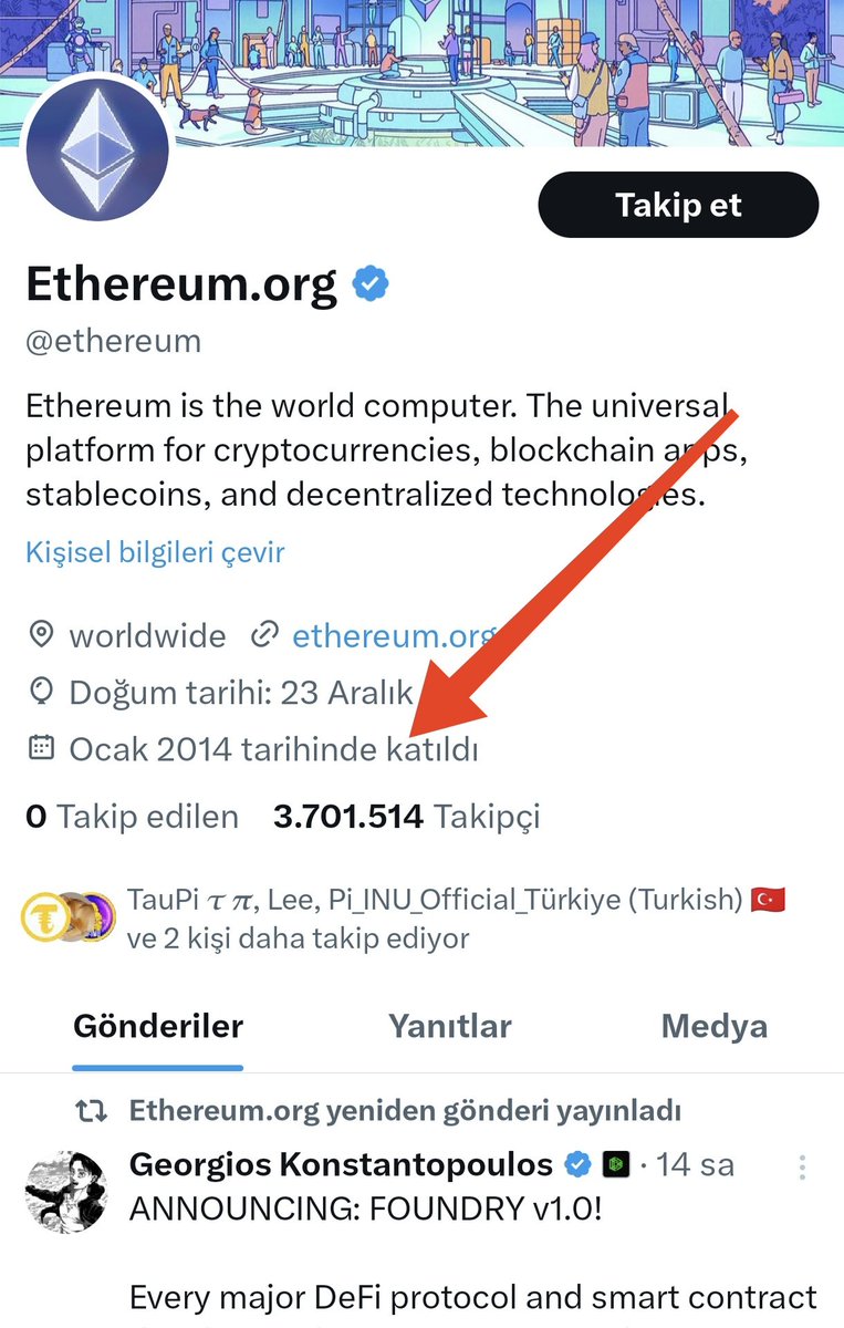As of now, the Pi Network official X profile has surpassed Ethereum in followers. #PiNetwork #PiOpenNetwork #PiNetwork2025