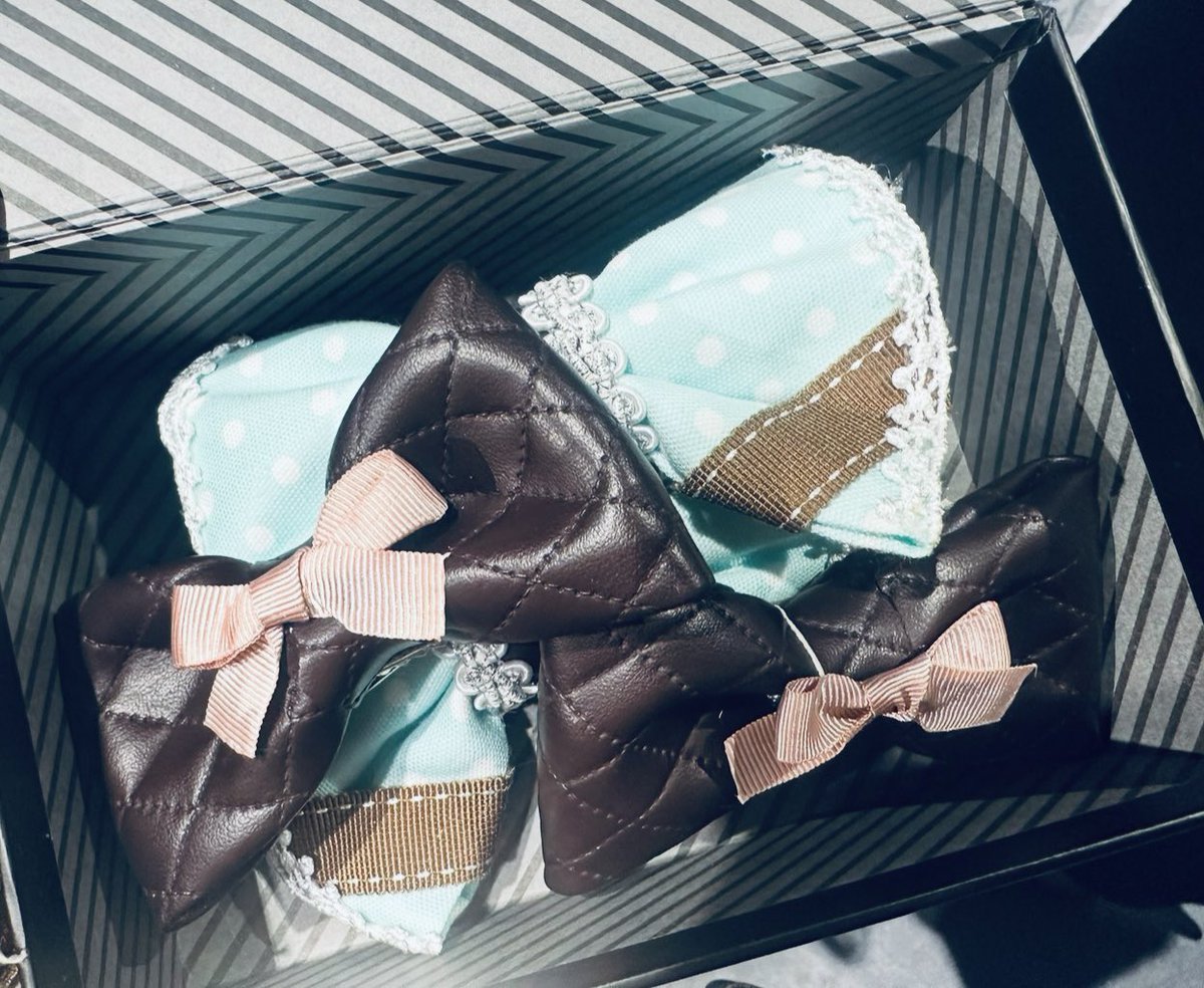 Toribbon's tweet photo. チョコミン党のアイドルりぼん🍫💚

#ハンドメイドアクセサリー 
#ValentinesDay https://t.co/OOrpK5cuTo