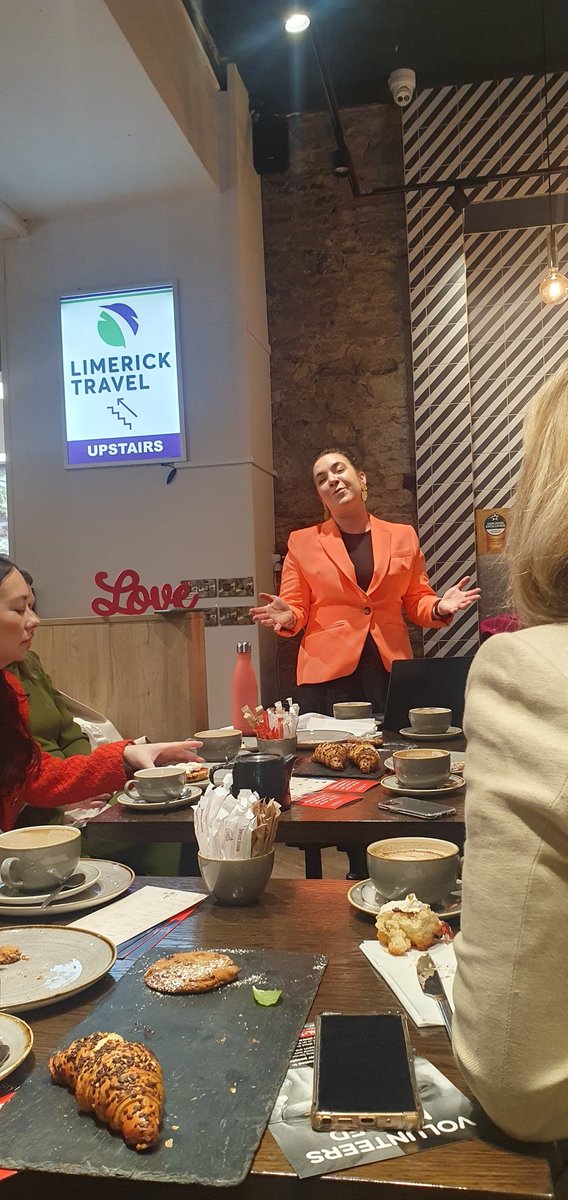 Limerick this morning for <a href="/NetworkLimerick/">Network Ireland Limerick</a> coffee morning for <a href="/ALONE_IRELAND/">ALONE</a>, amazing talk by Celine from Style at No5.