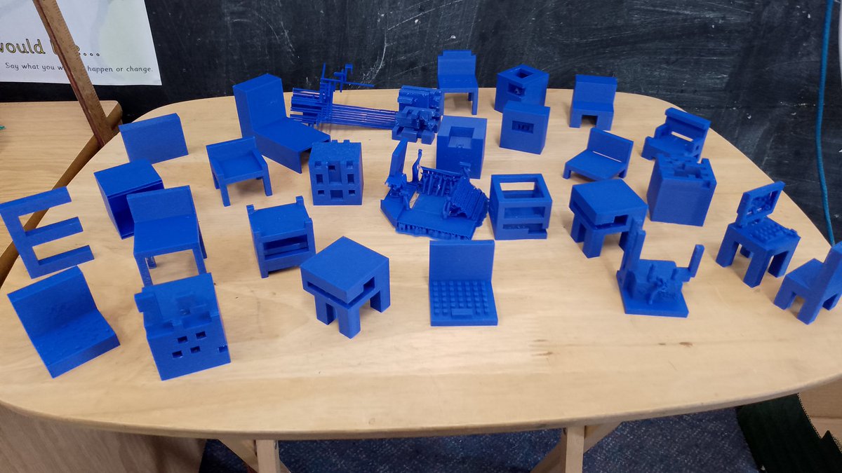 IVSchool's tweet image. Windrush designed 3D models in computing which have now been printed!