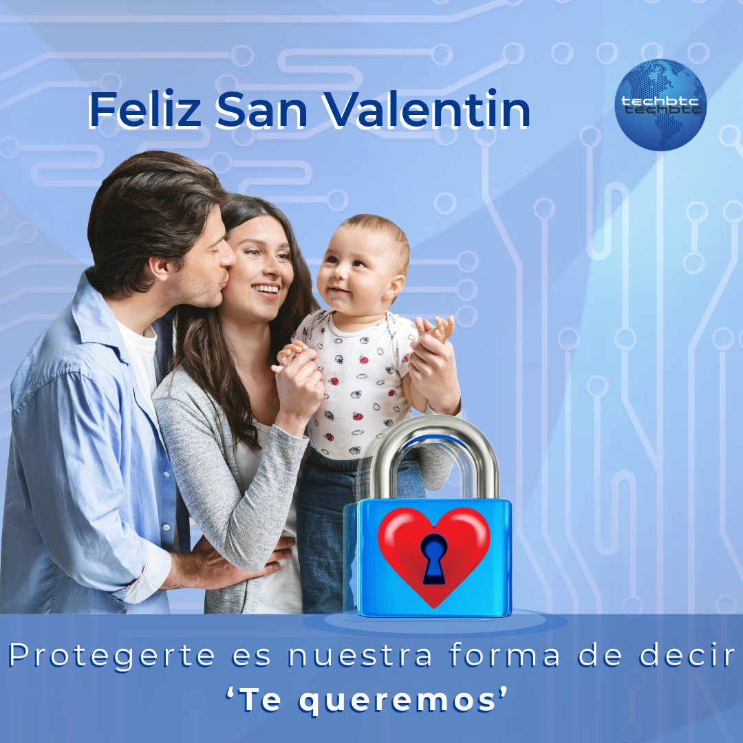 techbtc's tweet image. 💙 Amar es proteger.

Porque cuando amas, cuidas. Y en #techBTC, trabajamos para brindarte seguridad y tranquilidad todos los días. 

🔒✨ Feliz San Valentín. ❤️

#HappyValentinesDay #SeguridadElectronica