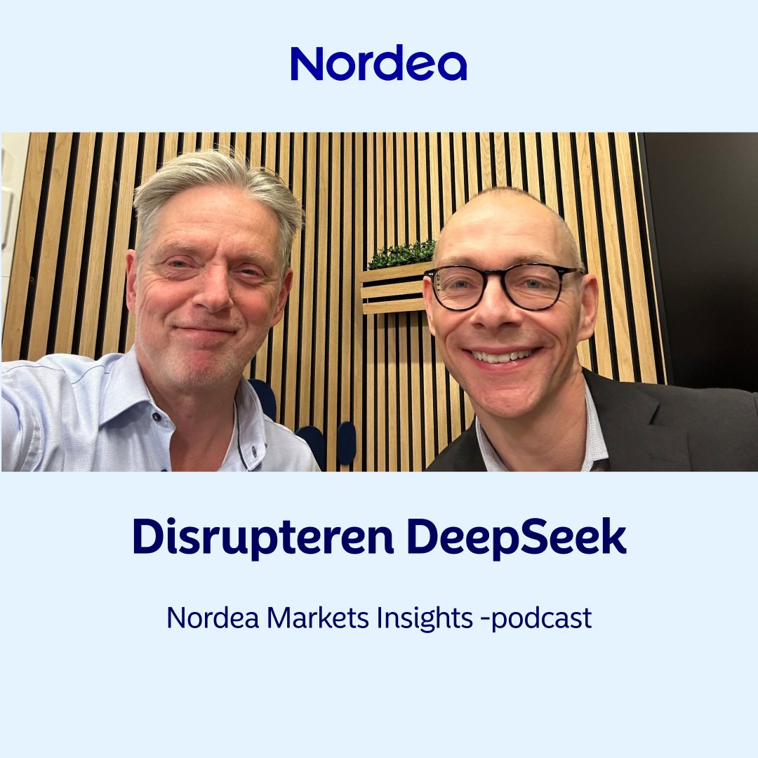 Nordea Markets (@nordeamarkets) on Twitter photo Tune in to our latest Nordea Markets Insights DK podcast with <a href="/helgejpedersen/">Helge J. Pedersen</a> and Michael Borre here (in Danish).
👉 nordea.com/da/nyhed/disru…
#Økonomi #Nordea #Podcast Tune in to our latest Nordea Markets Insights DK podcast with <a href="/helgejpedersen/">Helge J. Pedersen</a> and Michael Borre here (in Danish).
👉 nordea.com/da/nyhed/disru…
#Økonomi #Nordea #Podcast