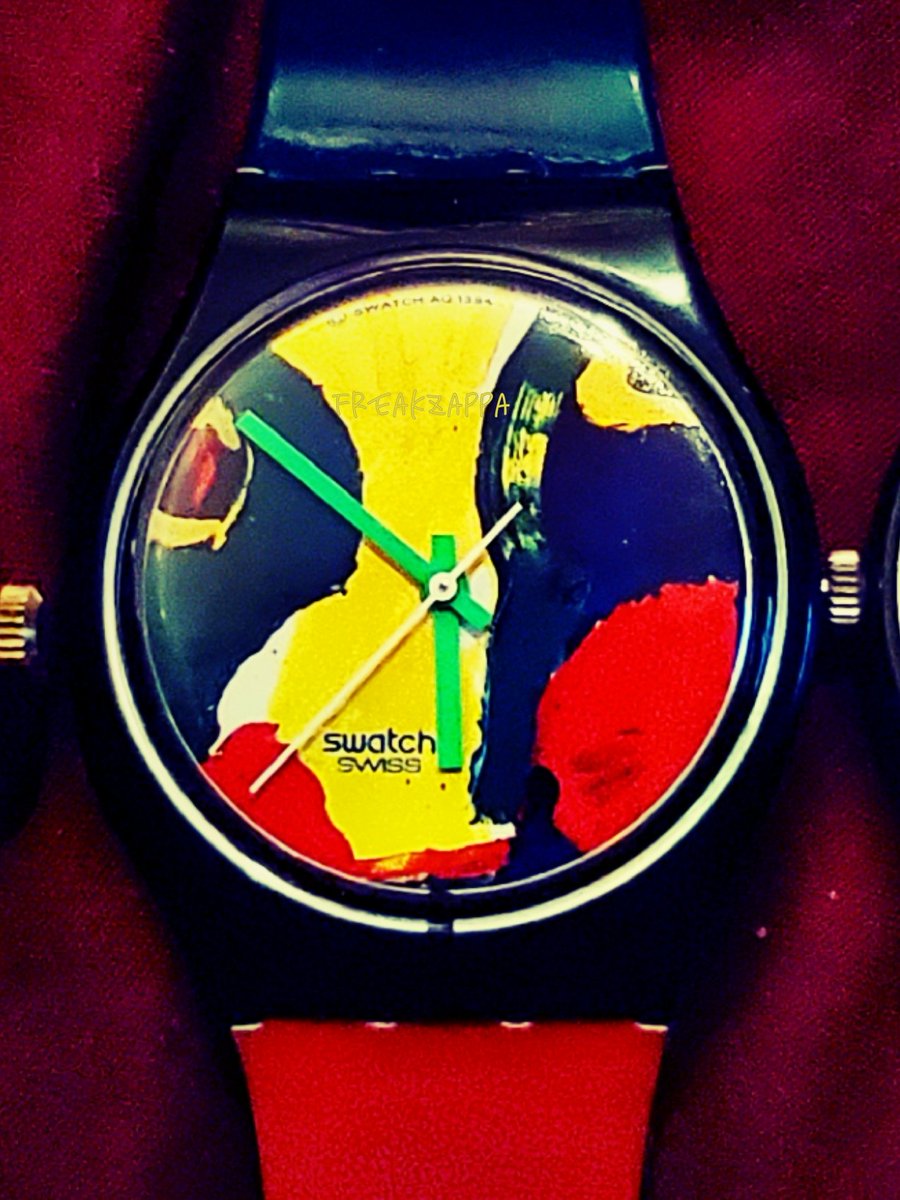 freakzappa's tweet image. 前から気になってた抽象画 #スウォッチ 500円で買えた
#swach #写真