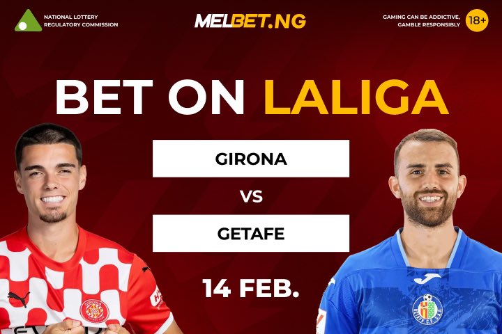 MelbetNigeria's tweet photo. 🇪🇸 #Girona 🆚 #Getafe – #LaLiga battle incoming! Can Girona break Getafe’s defense, or will the visitors pull off a surprise? 💰⚽️
Increase #WelcomeBonus up to 300000 NGN with #PromoCode 👉🏾 MELXNG
#MatchDay #FootballBetting #MatchDay #TopGame https://t.co/3QO87KncGl