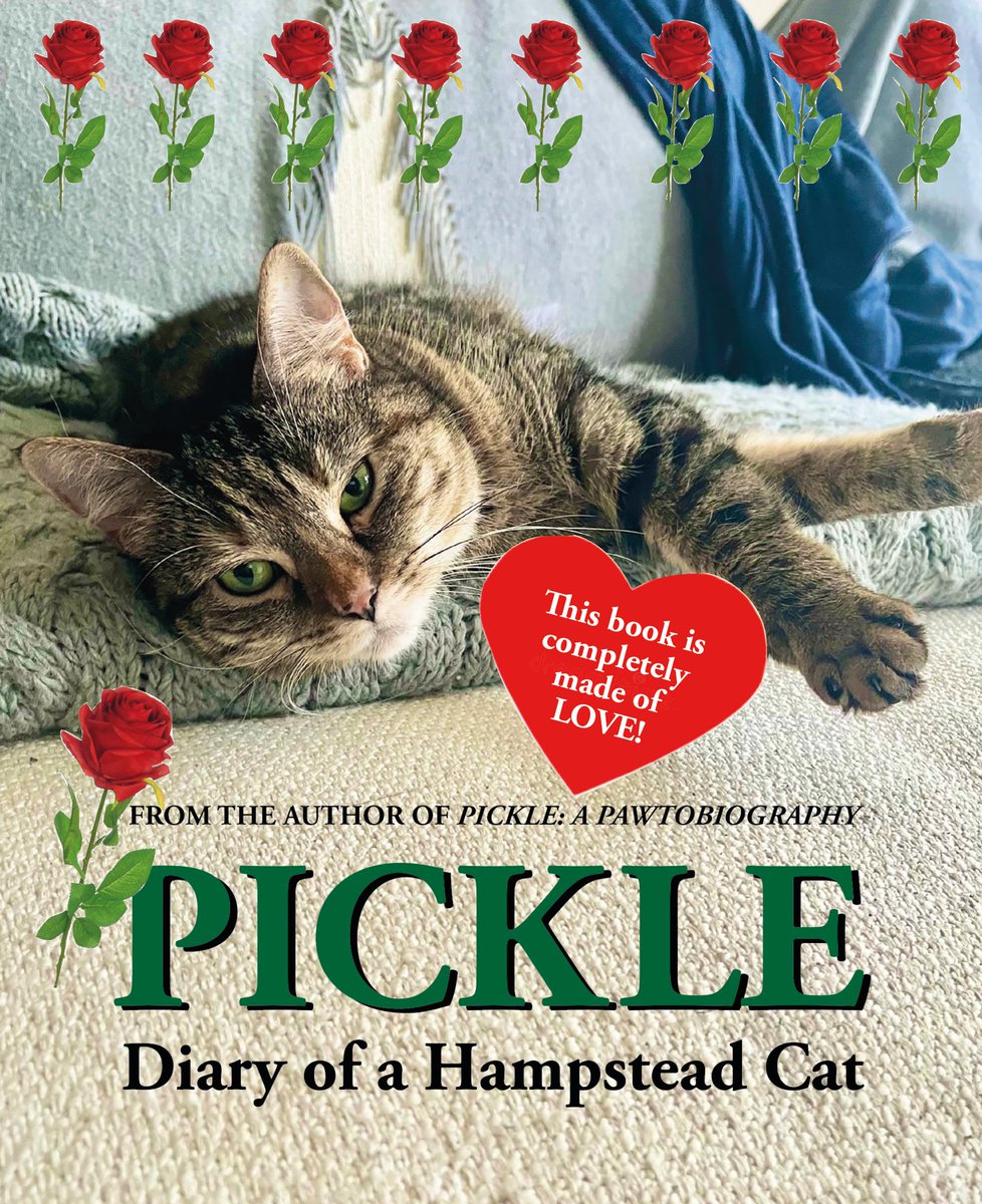 GonzotheCat1's tweet photo. I'm helping sad cats and dogs by selling Pickle books! All profits to @FelineFriendsUK and @AllDogsMatter. Available worldwide from Amazon. #PicklePawtobiography #PickleDiary #ValentinesDay @PickliciousF πΉπΉπΉ https://t.co/NrqAbYA3Dt