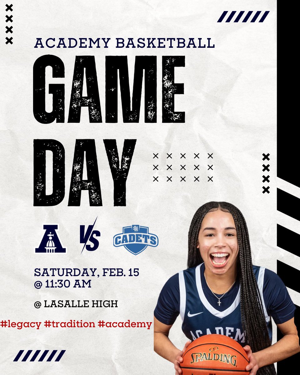 SATURDAY, 11:30 AM TIP-OFF VS LaSalle!

2-Old school rivals, 2-great Albany Basketball institutions! #Legacy #tradition #academy