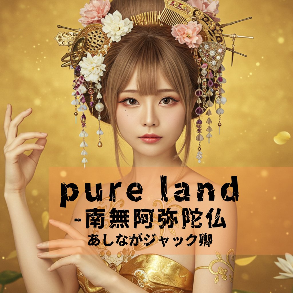capy_ito1a's tweet image. 新曲：pure land-南無阿弥陀仏

※注意
ソープランドの広告ではございません。ｗ

曲はリプ欄に貼っておきます。

#AI女子 #オリジナル曲 @SunoMusic ＃StableDiffusionwebUI