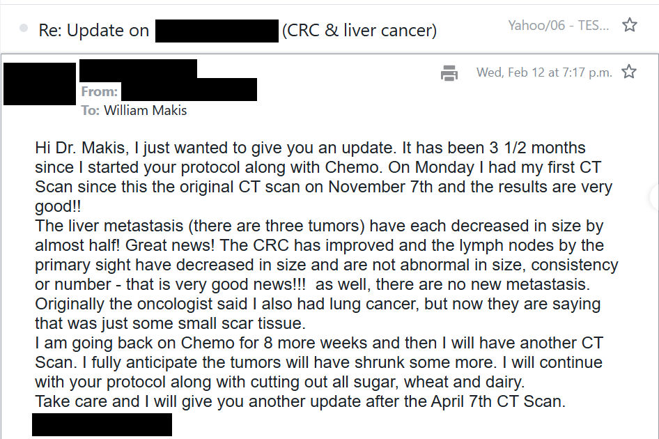 NEW ARTICLE: IVERMECTIN and FENBENDAZOLE Testimonial - 57 year old Canadian woman with Stage 4 Rectal Cancer with liver and lung metastases sees dramatic results! Liver mets shrink in half, lung mets gone!

A SUCCESS Story in the making...😃 and I couldn't be happier!!

57 year
