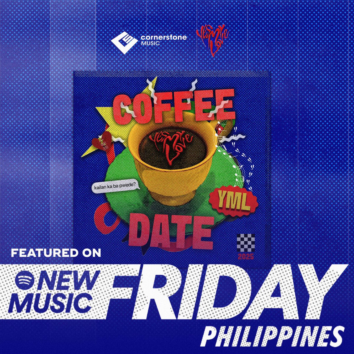 cornerstone_ofc's tweet photo. YAHOOOOO! Talagang magko-coffee date tayong lahat dahil pasok sa New Music Friday Philippines at #2 sa iTunes PH Charts ang best boys natin! 🤎🤍

#143YesMyLove
#CoffeeDate
#CornerstoneMusic https://t.co/mM0ysRfdet
