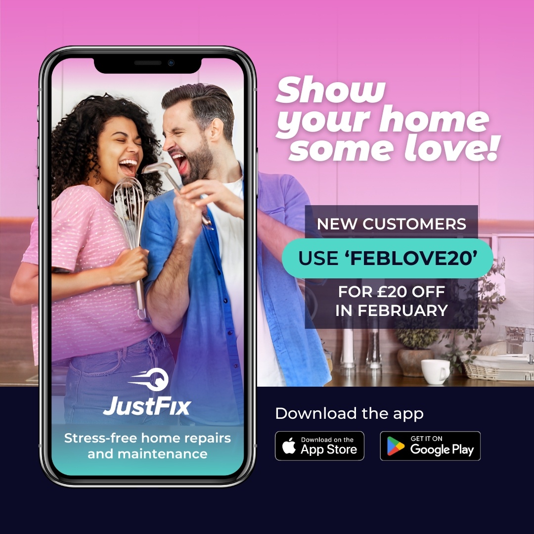 JustFixApp's tweet image. February is the month of love, and our trusted Fixers are here to help! Because a well-loved home keeps everything running smoothly ☺️💖

Fancy £20 off your first JustFix booking? Use code &apos;FEBLOVE20&apos; when you make your first booking online or on the app during February.