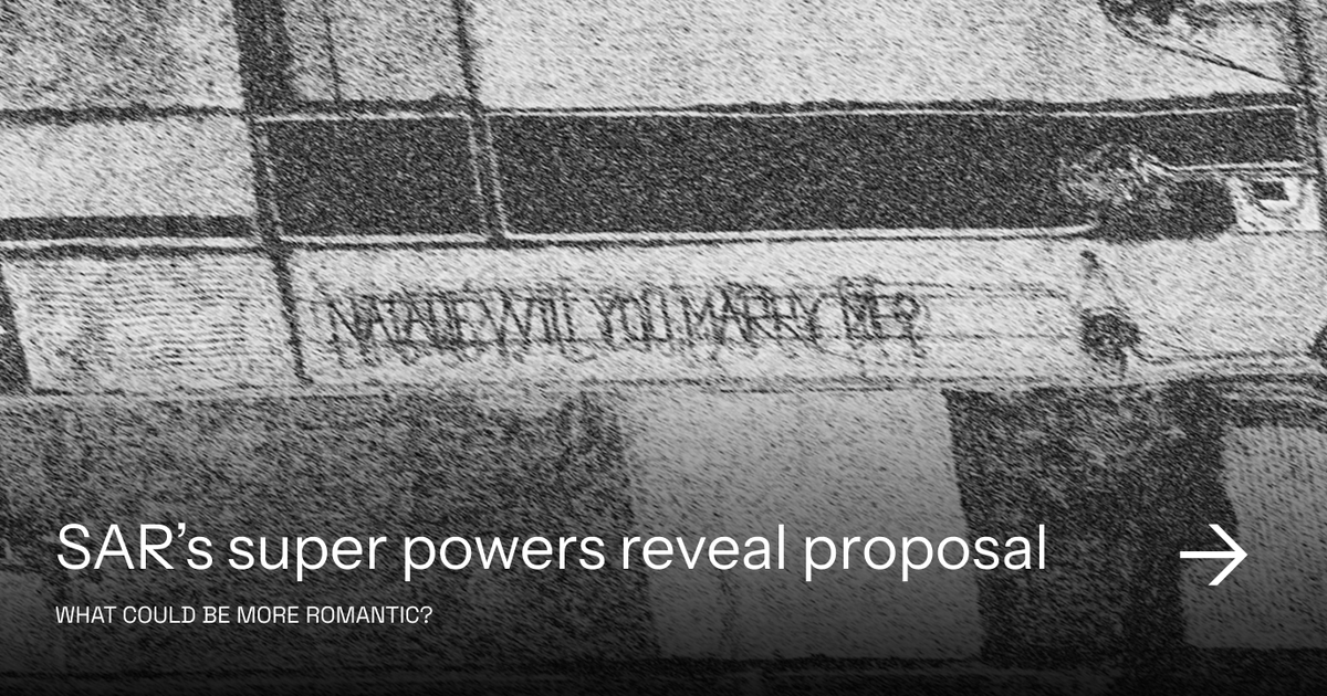 When "Natalie, will you marry me?" popped up in a SAR image, the ICEYE team had to investigate.

Read <a href="/DarrenMuff/">Darren Muff</a>'s blog and learn how Dr. Heather McNairn from <a href="/AAFC_Canada/">AAFC Canada</a> discovered Mark Nyentap's message. And did she say yes?

❤️ hubs.li/Q036JJrW0
